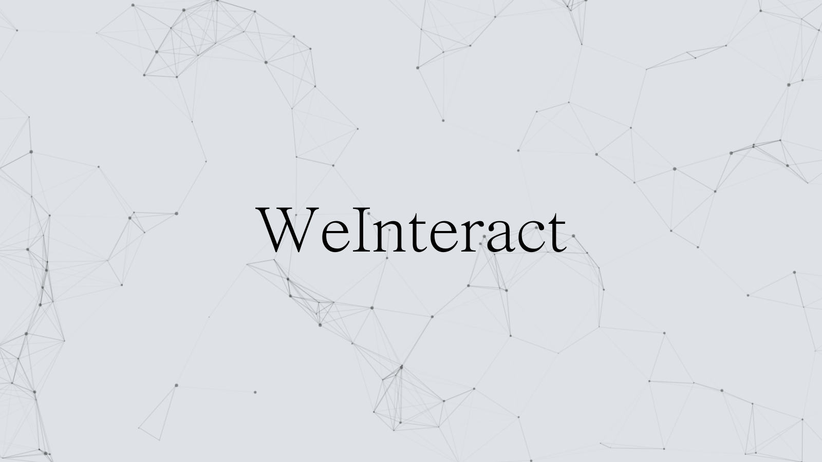 WeInteract